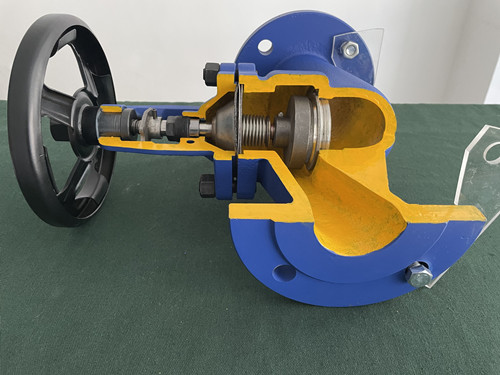 波紋截止閥結構